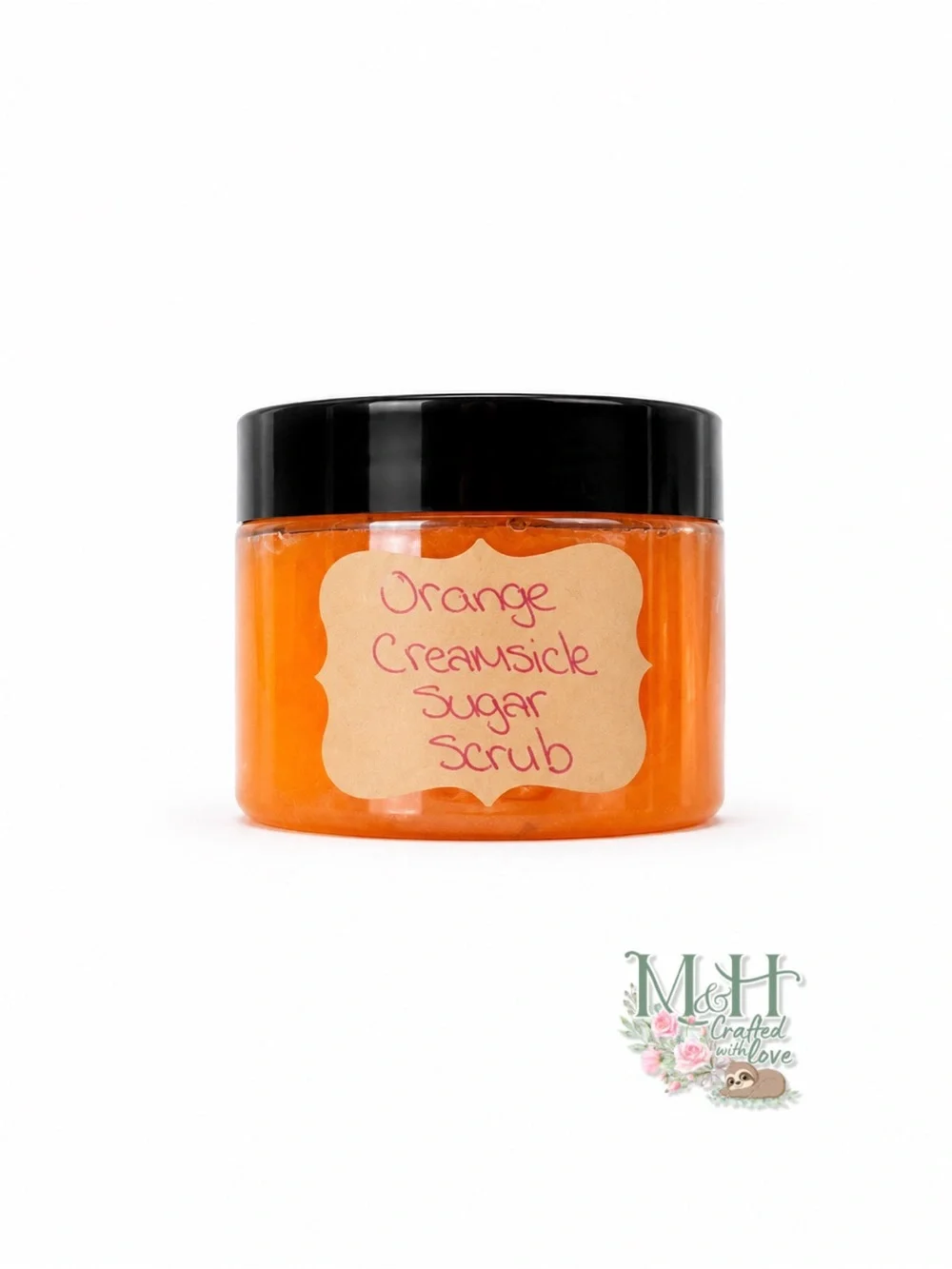 M&H Orange Creamsicle Sugar Scrub — Orange Exfoliating Body Scrub